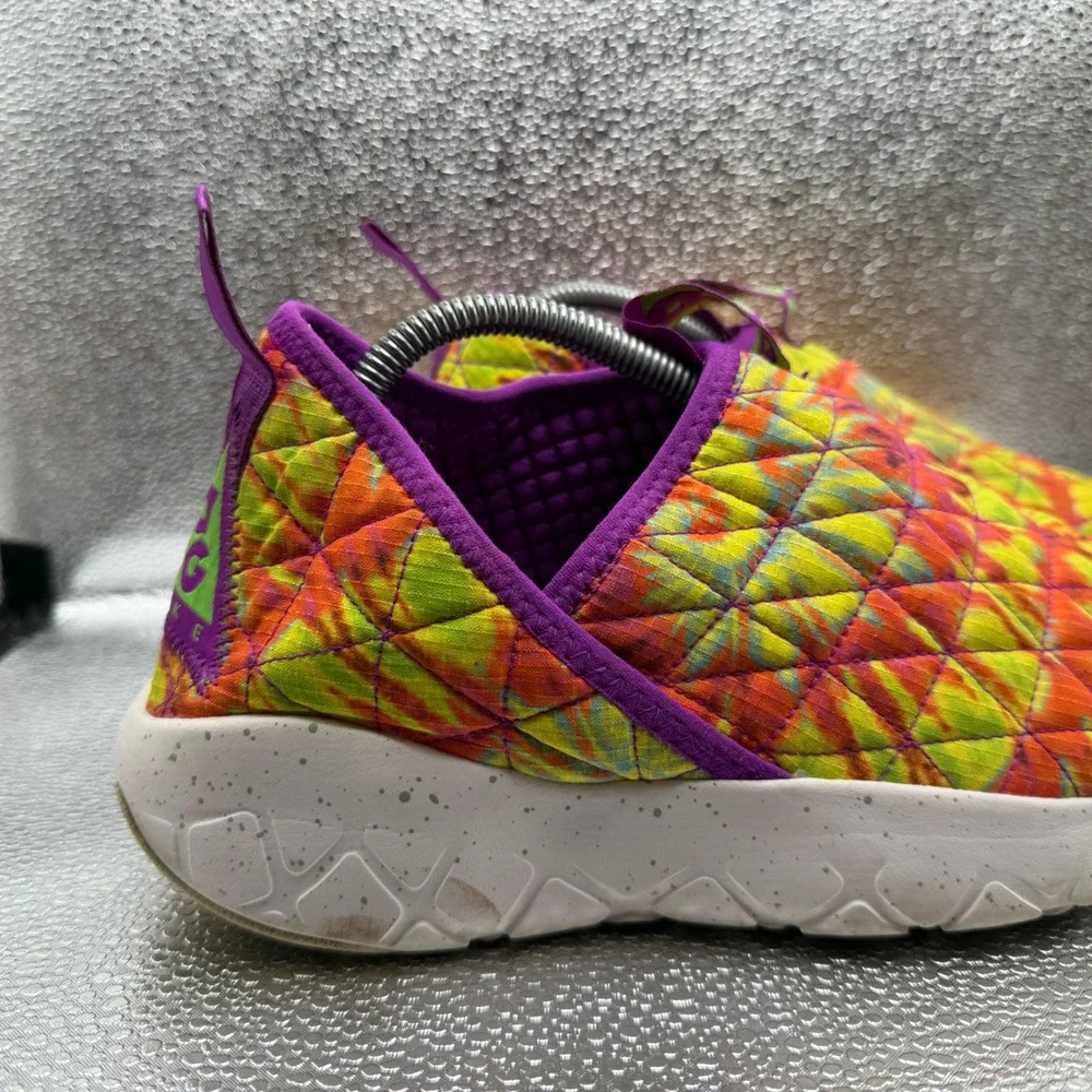 Size 9 Nike ACG Moc 3.0 Shoes Mens Multicolor Good Tie Dye Quilted CW2463-300